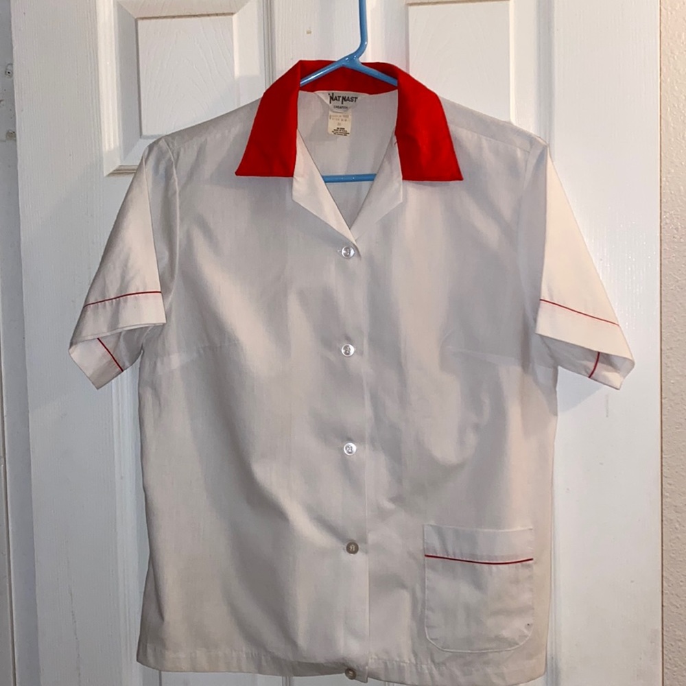 Vintage 1970’s Nat Nast Teen Girls Bowling Shirt Size 36
